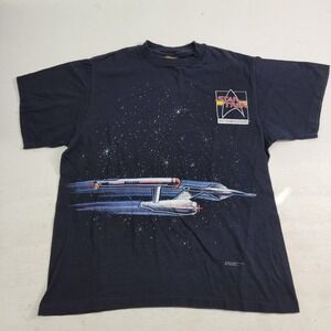 VTG 1991 Star Trek All Over Print AOP 25th Anniversary Shirt Changes‎ Tag Size L